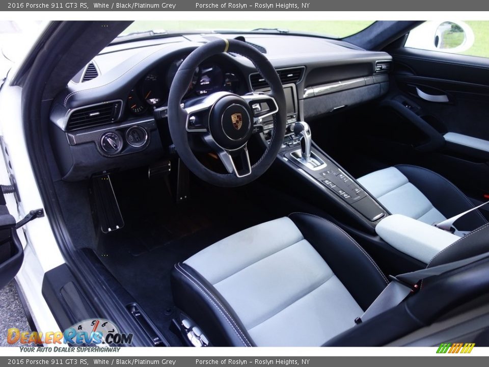2016 Porsche 911 GT3 RS White / Black/Platinum Grey Photo #12