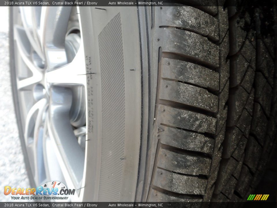 2018 Acura TLX V6 Sedan Crystal Black Pearl / Ebony Photo #8