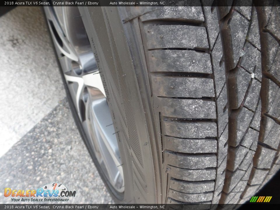 2018 Acura TLX V6 Sedan Crystal Black Pearl / Ebony Photo #9