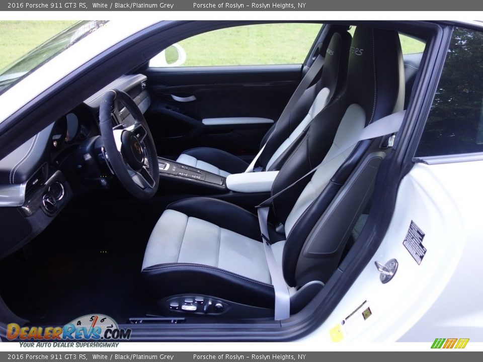 2016 Porsche 911 GT3 RS White / Black/Platinum Grey Photo #14