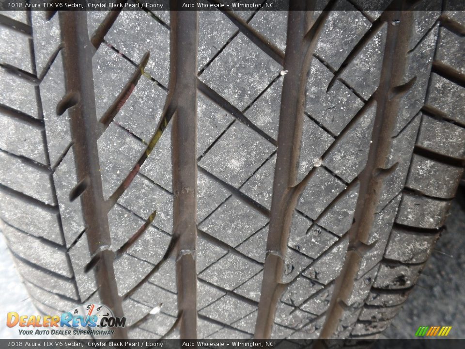 2018 Acura TLX V6 Sedan Crystal Black Pearl / Ebony Photo #10