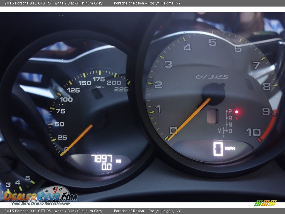 2016 Porsche 911 GT3 RS White / Black/Platinum Grey Photo #22