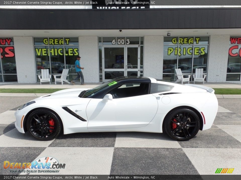 2017 Chevrolet Corvette Stingray Coupe Arctic White / Jet Black Photo #1