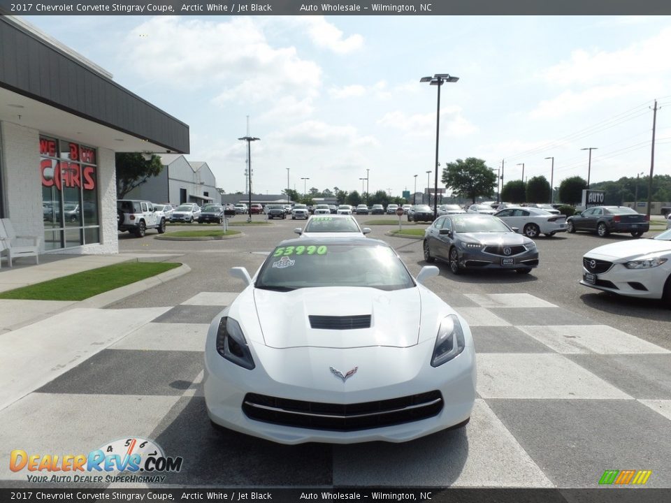 2017 Chevrolet Corvette Stingray Coupe Arctic White / Jet Black Photo #2