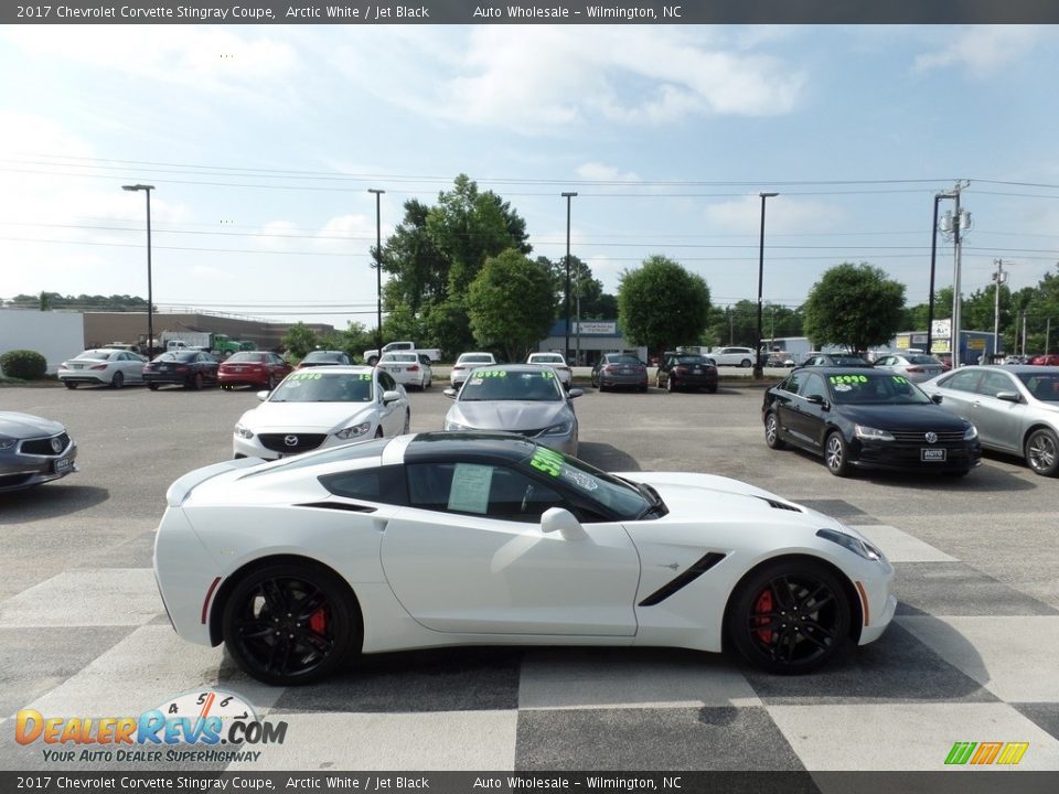 2017 Chevrolet Corvette Stingray Coupe Arctic White / Jet Black Photo #3