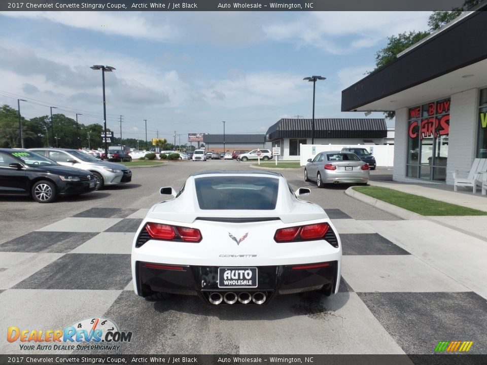 2017 Chevrolet Corvette Stingray Coupe Arctic White / Jet Black Photo #4