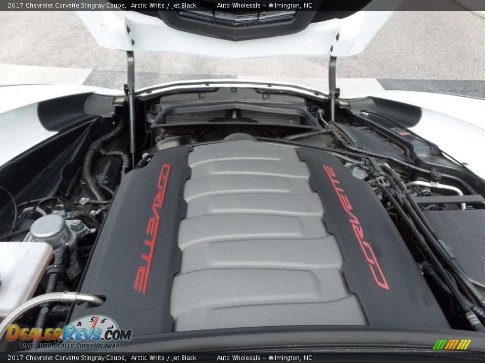 2017 Chevrolet Corvette Stingray Coupe Arctic White / Jet Black Photo #6
