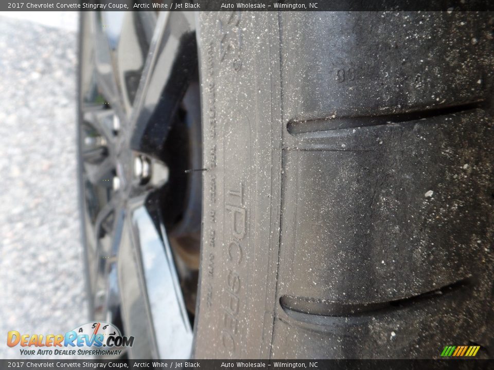 2017 Chevrolet Corvette Stingray Coupe Arctic White / Jet Black Photo #8