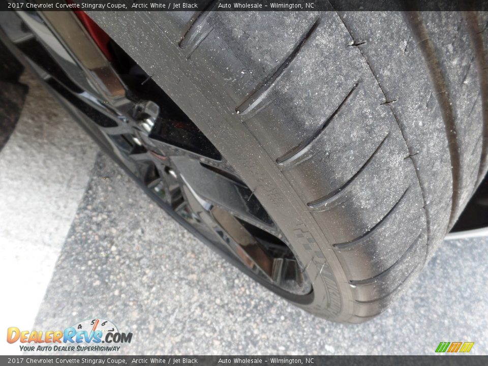 2017 Chevrolet Corvette Stingray Coupe Arctic White / Jet Black Photo #9