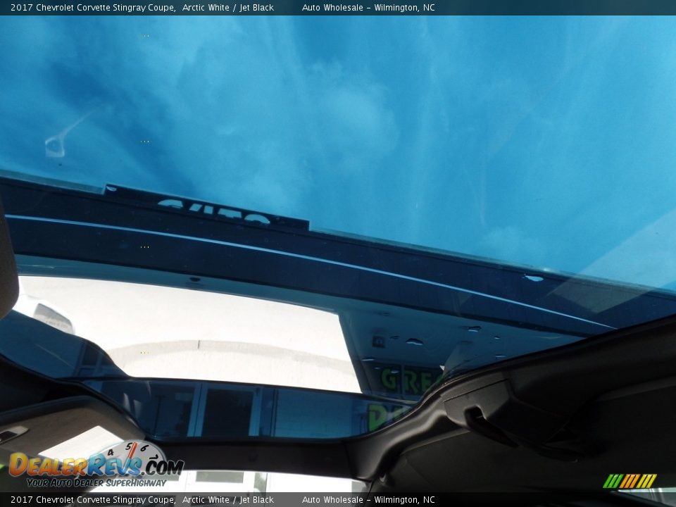 2017 Chevrolet Corvette Stingray Coupe Arctic White / Jet Black Photo #11
