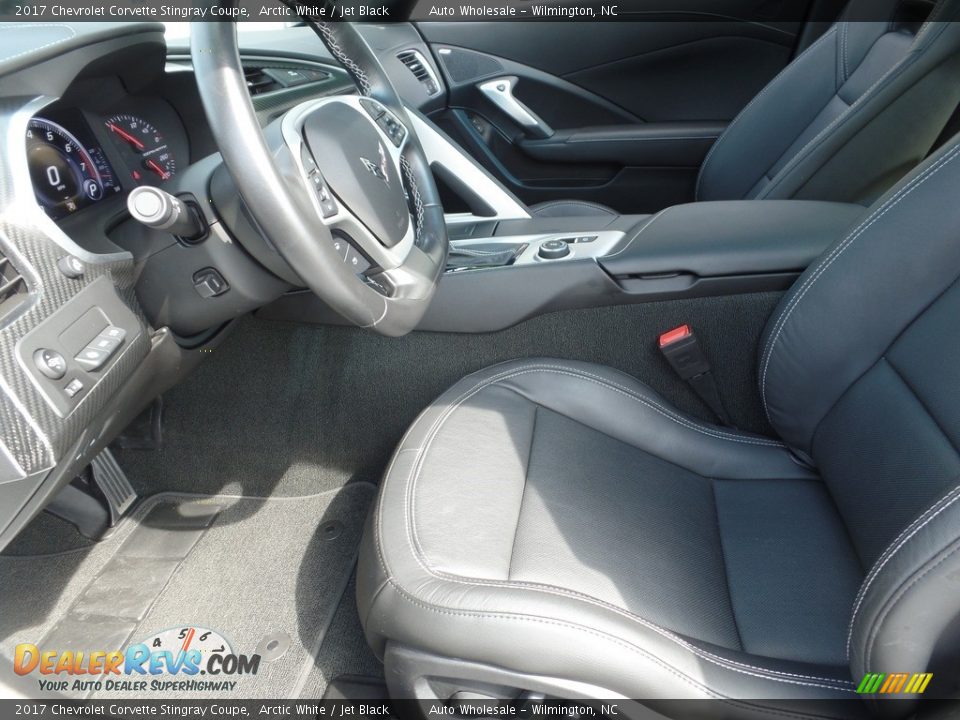 2017 Chevrolet Corvette Stingray Coupe Arctic White / Jet Black Photo #12