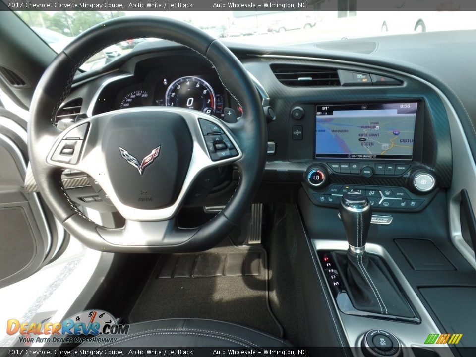 2017 Chevrolet Corvette Stingray Coupe Arctic White / Jet Black Photo #16