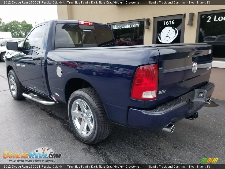 2012 Dodge Ram 1500 ST Regular Cab 4x4 True Blue Pearl / Dark Slate Gray/Medium Graystone Photo #3