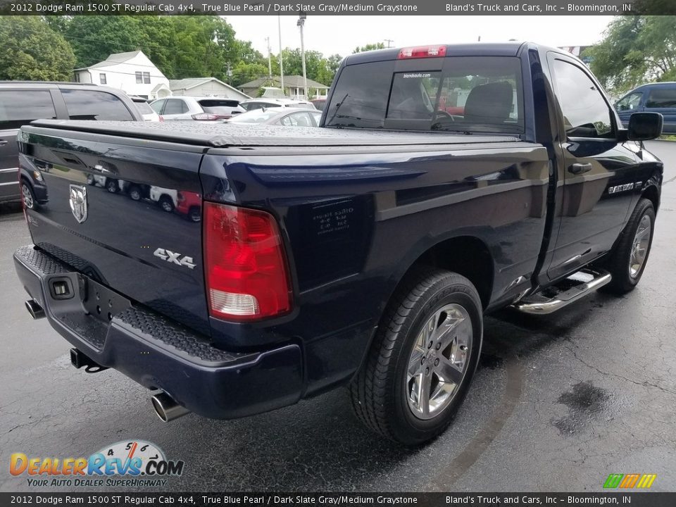 2012 Dodge Ram 1500 ST Regular Cab 4x4 True Blue Pearl / Dark Slate Gray/Medium Graystone Photo #4
