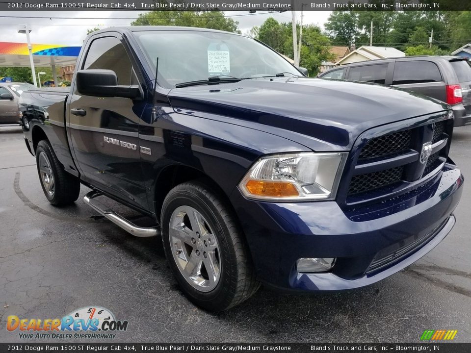 2012 Dodge Ram 1500 ST Regular Cab 4x4 True Blue Pearl / Dark Slate Gray/Medium Graystone Photo #5