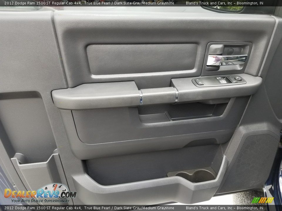 2012 Dodge Ram 1500 ST Regular Cab 4x4 True Blue Pearl / Dark Slate Gray/Medium Graystone Photo #7