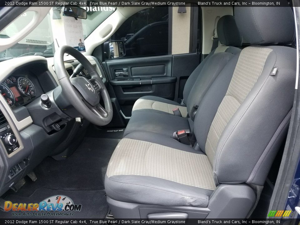 2012 Dodge Ram 1500 ST Regular Cab 4x4 True Blue Pearl / Dark Slate Gray/Medium Graystone Photo #9