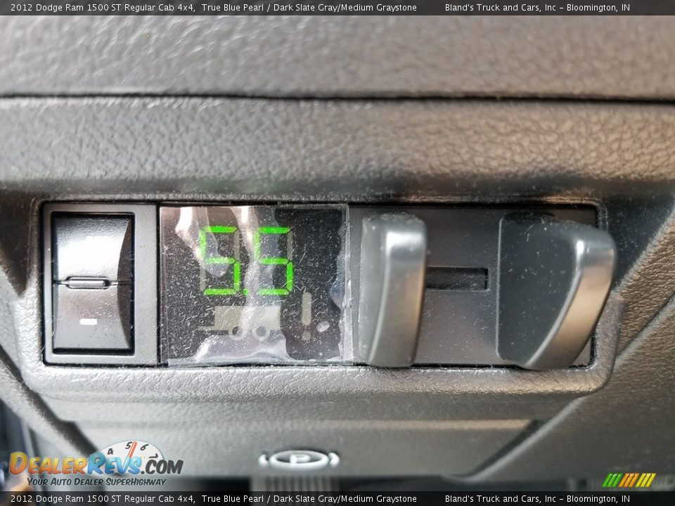 2012 Dodge Ram 1500 ST Regular Cab 4x4 True Blue Pearl / Dark Slate Gray/Medium Graystone Photo #14