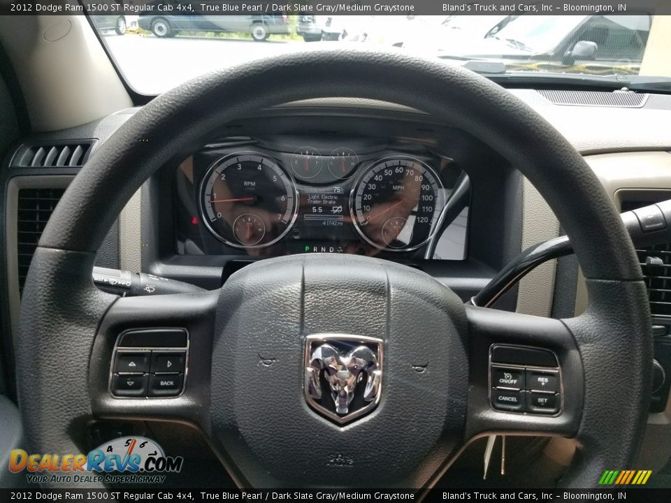 2012 Dodge Ram 1500 ST Regular Cab 4x4 True Blue Pearl / Dark Slate Gray/Medium Graystone Photo #15