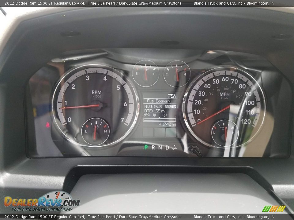 2012 Dodge Ram 1500 ST Regular Cab 4x4 True Blue Pearl / Dark Slate Gray/Medium Graystone Photo #18
