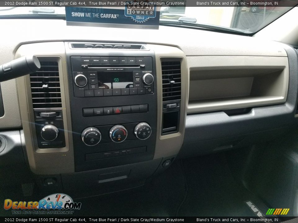 2012 Dodge Ram 1500 ST Regular Cab 4x4 True Blue Pearl / Dark Slate Gray/Medium Graystone Photo #20