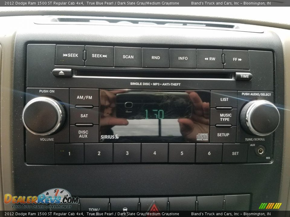 2012 Dodge Ram 1500 ST Regular Cab 4x4 True Blue Pearl / Dark Slate Gray/Medium Graystone Photo #22