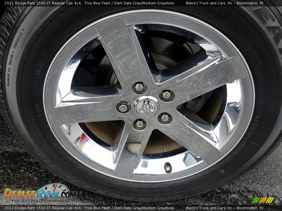 2012 Dodge Ram 1500 ST Regular Cab 4x4 True Blue Pearl / Dark Slate Gray/Medium Graystone Photo #35