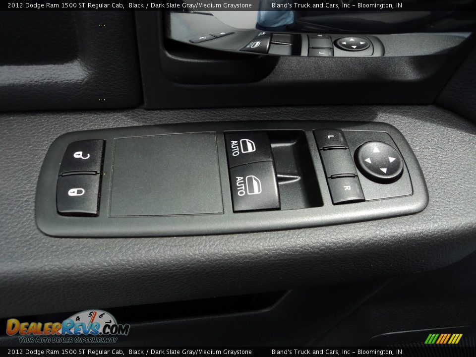 2012 Dodge Ram 1500 ST Regular Cab Black / Dark Slate Gray/Medium Graystone Photo #10