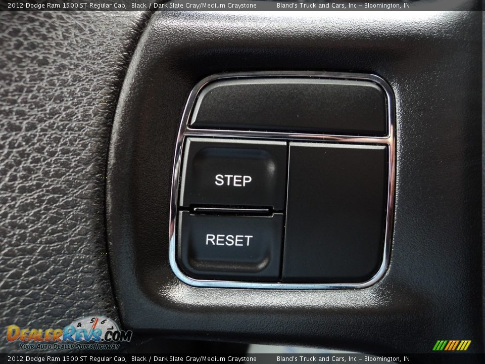 2012 Dodge Ram 1500 ST Regular Cab Black / Dark Slate Gray/Medium Graystone Photo #15