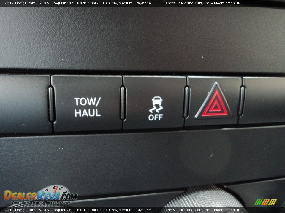 2012 Dodge Ram 1500 ST Regular Cab Black / Dark Slate Gray/Medium Graystone Photo #18