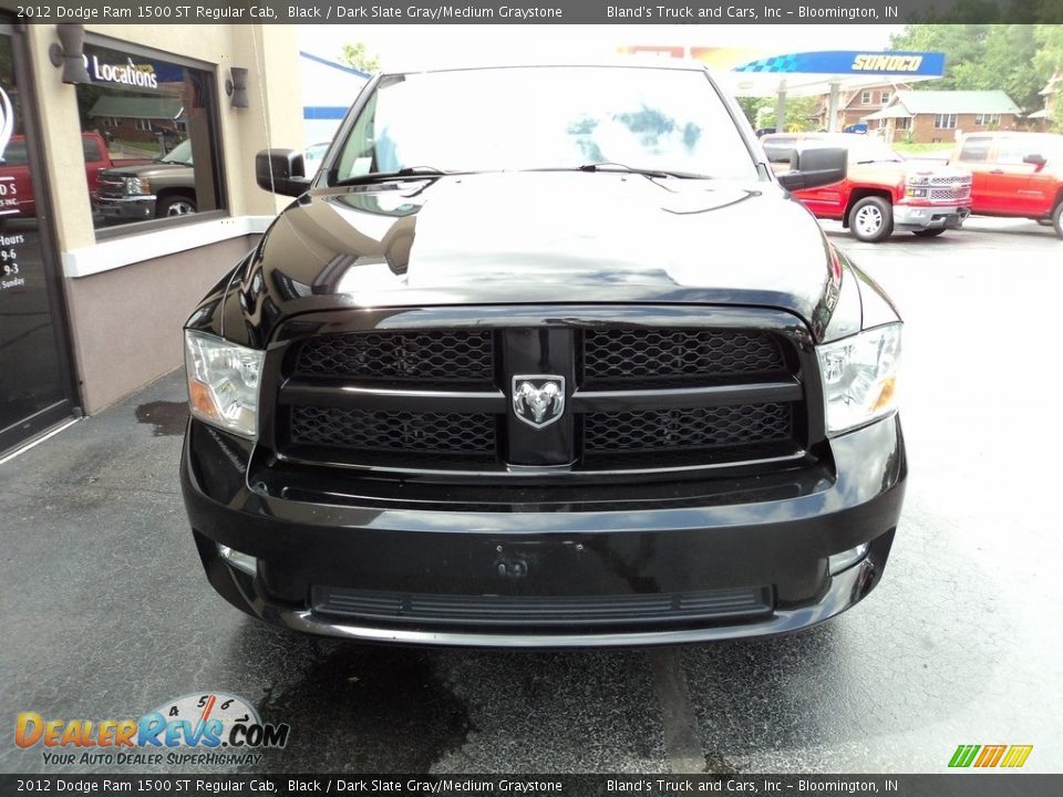 2012 Dodge Ram 1500 ST Regular Cab Black / Dark Slate Gray/Medium Graystone Photo #21
