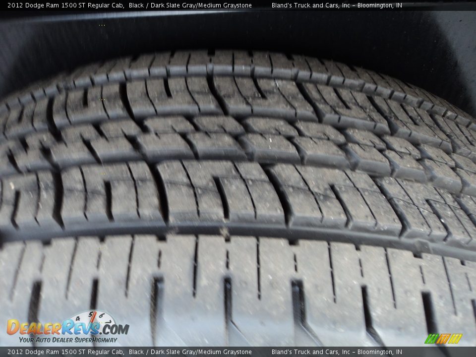 2012 Dodge Ram 1500 ST Regular Cab Black / Dark Slate Gray/Medium Graystone Photo #24
