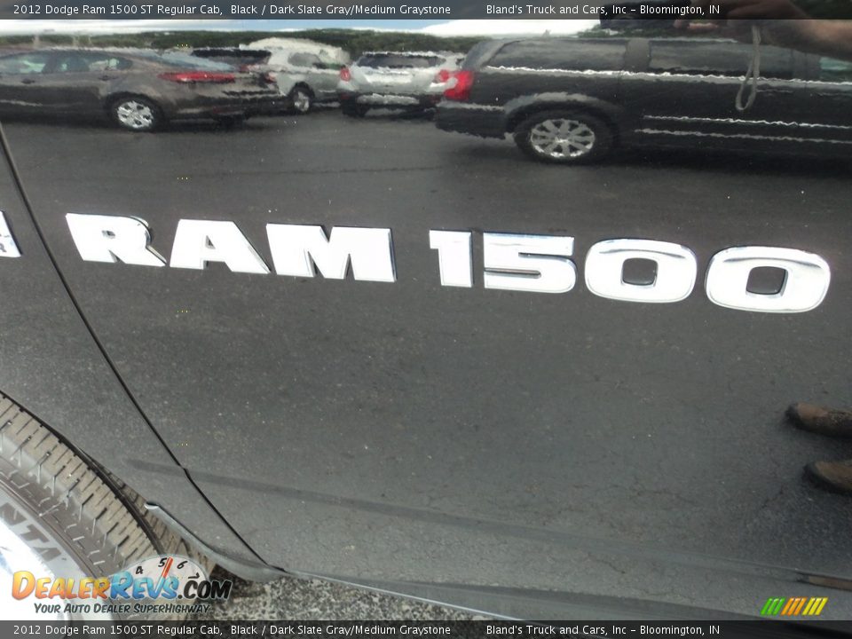 2012 Dodge Ram 1500 ST Regular Cab Black / Dark Slate Gray/Medium Graystone Photo #25