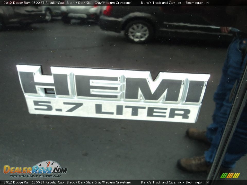 2012 Dodge Ram 1500 ST Regular Cab Black / Dark Slate Gray/Medium Graystone Photo #26