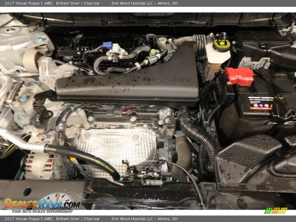 2017 Nissan Rogue S AWD Brilliant Silver / Charcoal Photo #24