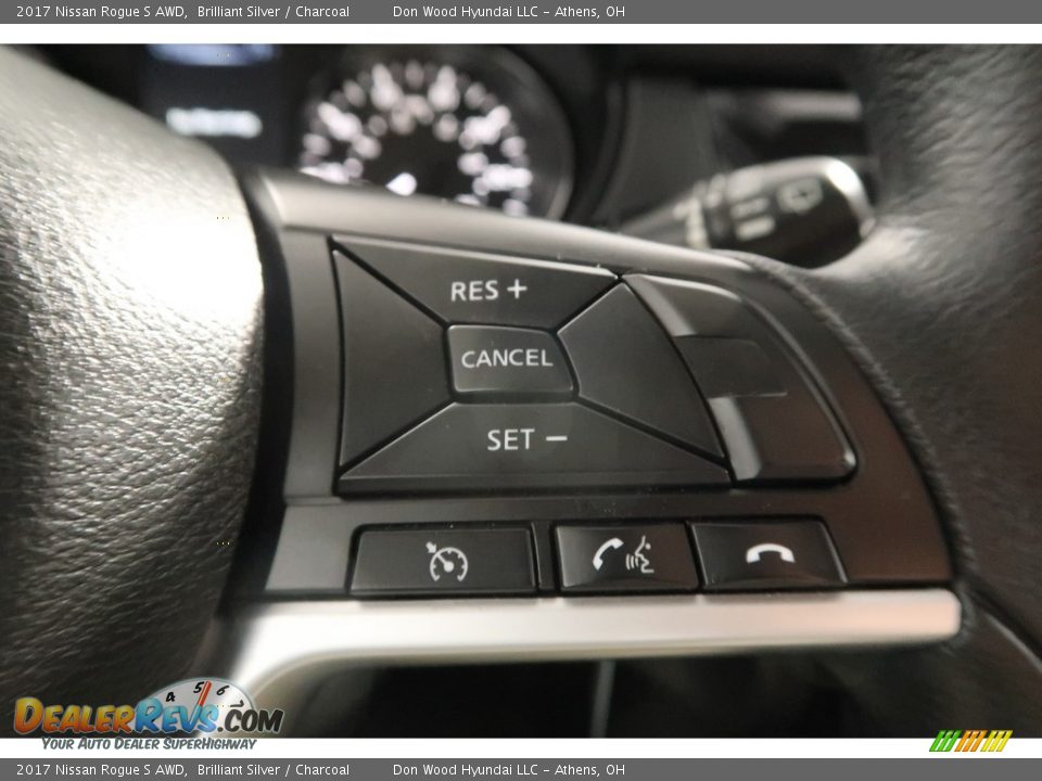 2017 Nissan Rogue S AWD Brilliant Silver / Charcoal Photo #30