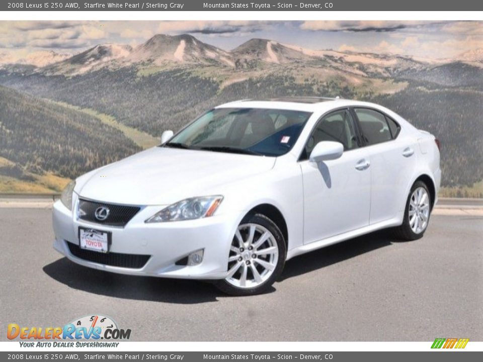 2008 Lexus IS 250 AWD Starfire White Pearl / Sterling Gray Photo #5