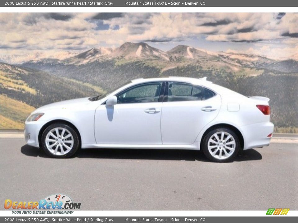 2008 Lexus IS 250 AWD Starfire White Pearl / Sterling Gray Photo #6