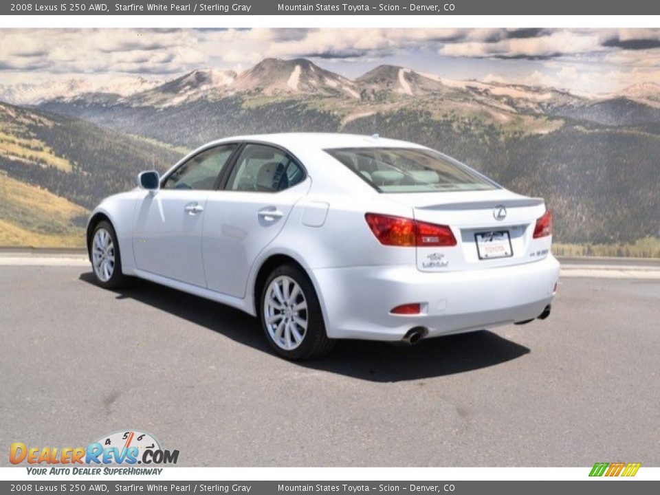 2008 Lexus IS 250 AWD Starfire White Pearl / Sterling Gray Photo #8