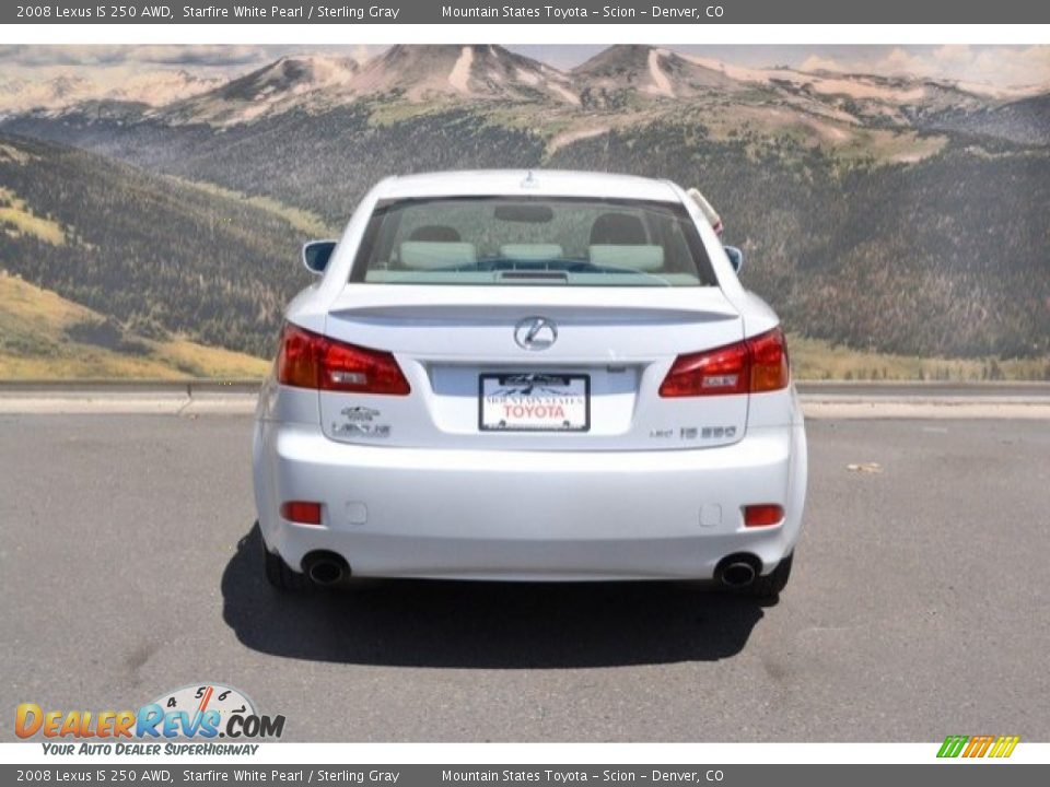 2008 Lexus IS 250 AWD Starfire White Pearl / Sterling Gray Photo #9