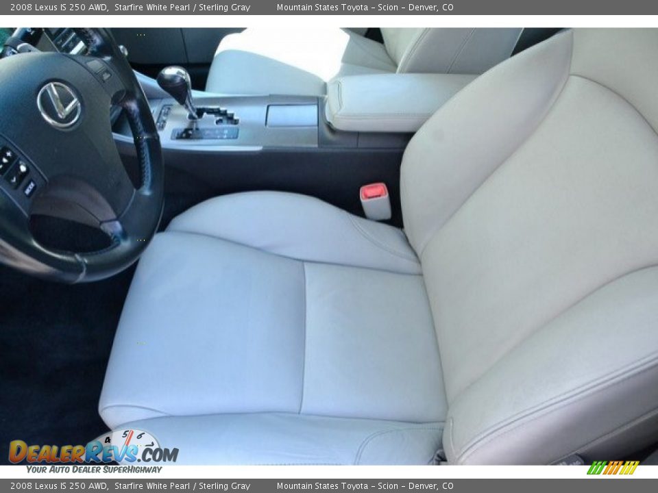 2008 Lexus IS 250 AWD Starfire White Pearl / Sterling Gray Photo #11