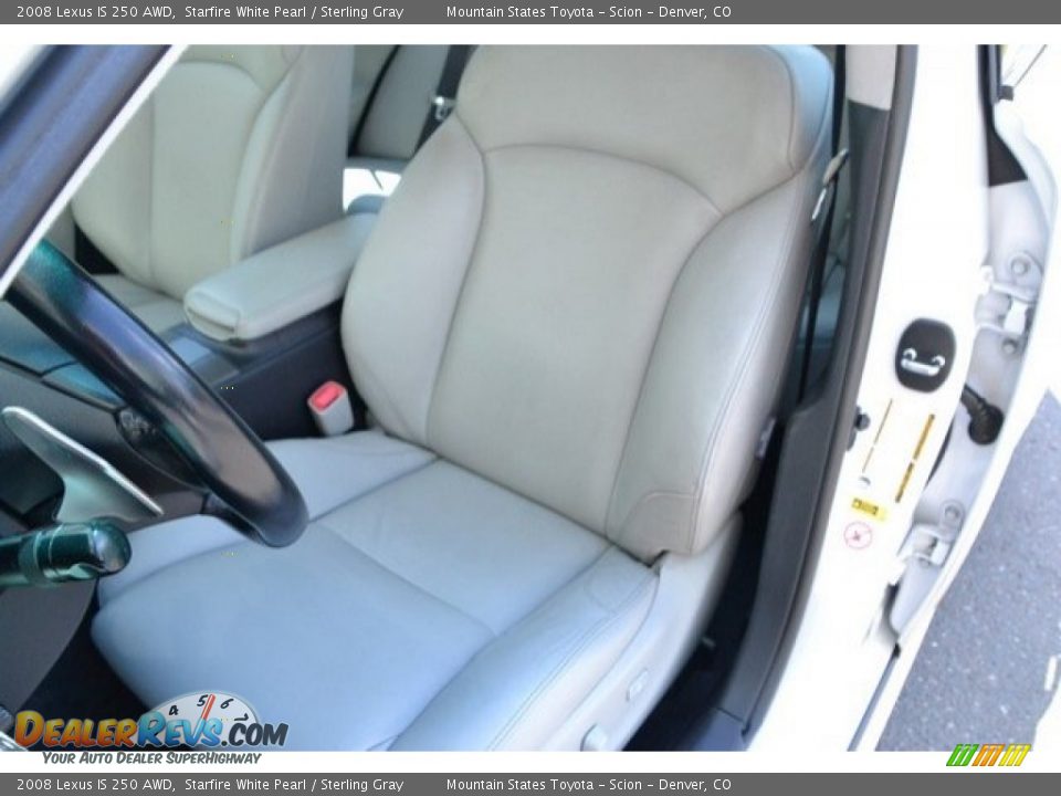 2008 Lexus IS 250 AWD Starfire White Pearl / Sterling Gray Photo #12