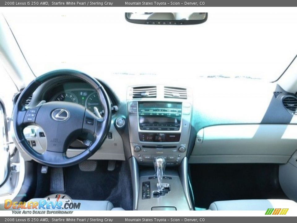 2008 Lexus IS 250 AWD Starfire White Pearl / Sterling Gray Photo #13