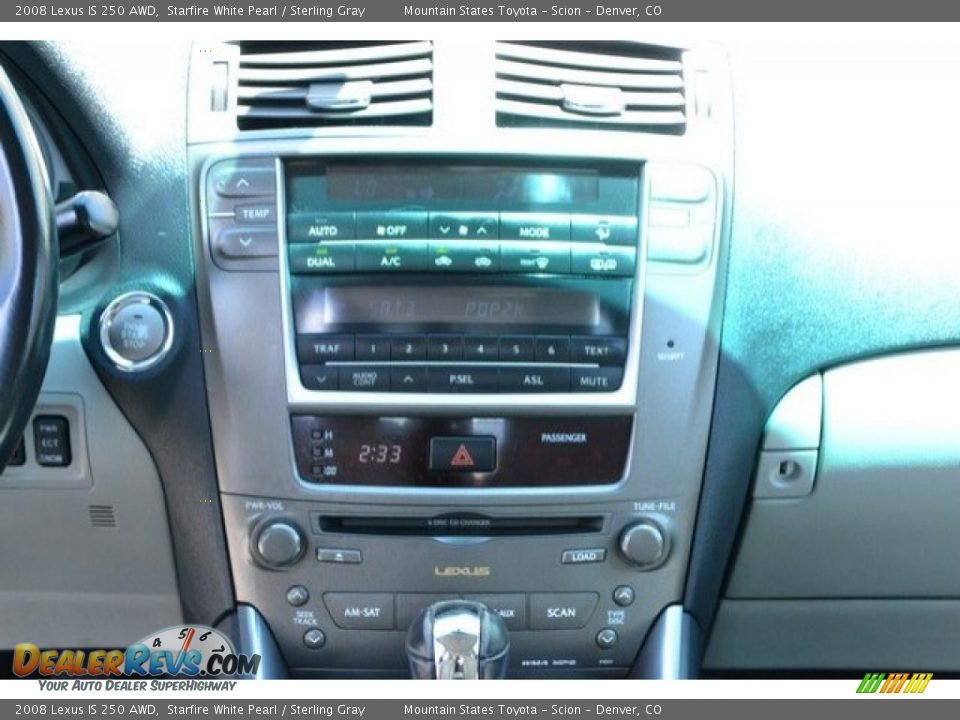 2008 Lexus IS 250 AWD Starfire White Pearl / Sterling Gray Photo #16