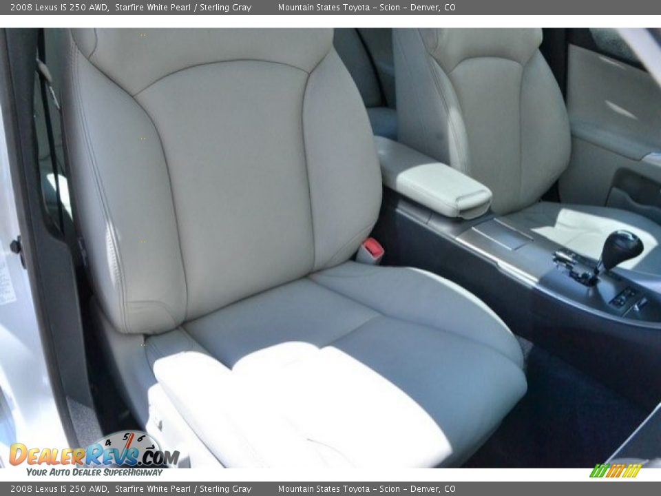 2008 Lexus IS 250 AWD Starfire White Pearl / Sterling Gray Photo #19