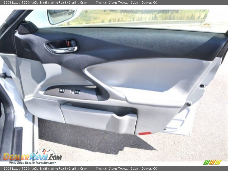 2008 Lexus IS 250 AWD Starfire White Pearl / Sterling Gray Photo #26