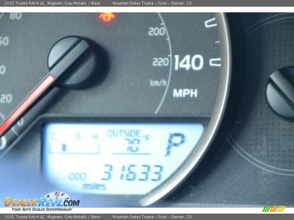 2015 Toyota RAV4 LE Magnetic Gray Metallic / Black Photo #12