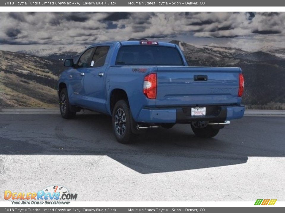 2018 Toyota Tundra Limited CrewMax 4x4 Cavalry Blue / Black Photo #3