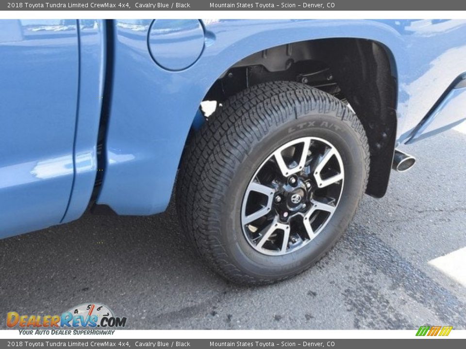 2018 Toyota Tundra Limited CrewMax 4x4 Cavalry Blue / Black Photo #34