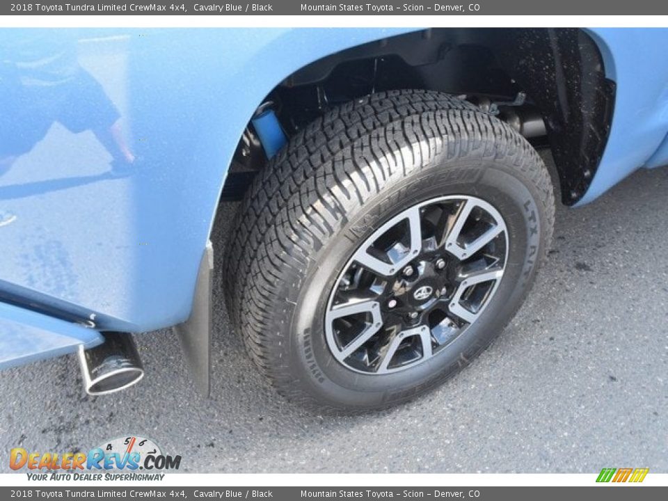 2018 Toyota Tundra Limited CrewMax 4x4 Cavalry Blue / Black Photo #35